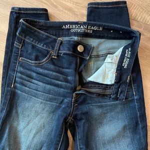 American Eagle high rise jeggings, no rips